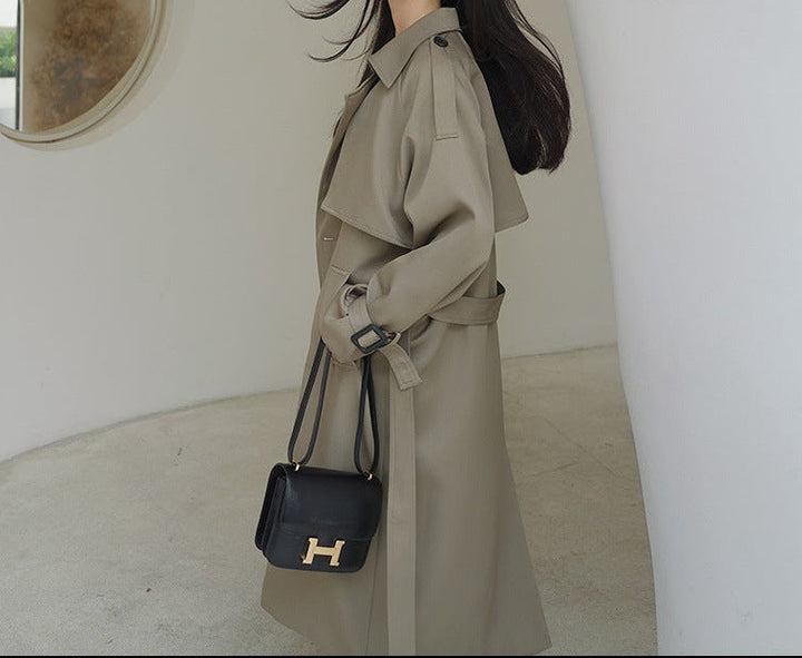 classic double-breasted trench coat – OLIVIA