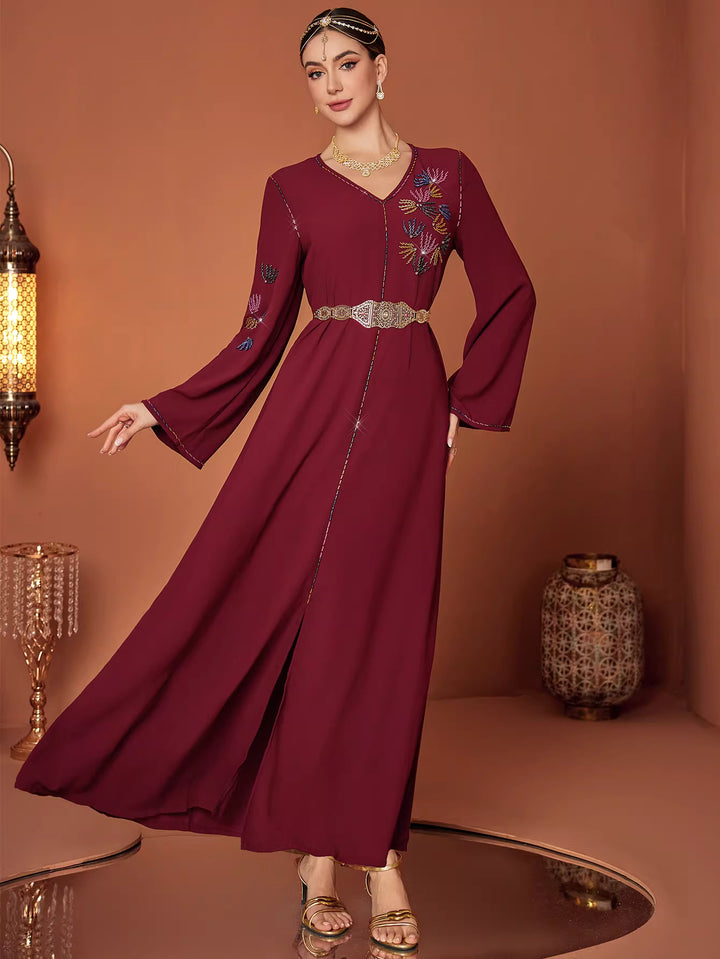 pleated sculptural evening dress with modern flow – LYRA