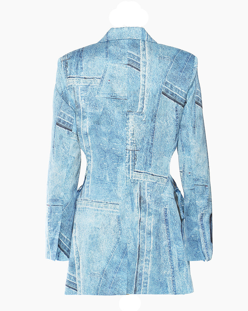 بليزر مصمم خصيصًا مع جيوب بغطاء – رايلي