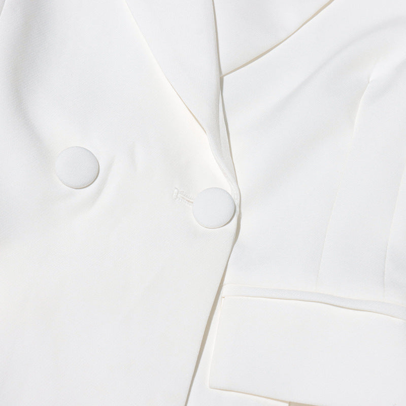 Plissiertes Oberteil mit ausgestellten Ärmeln und Maxirock-Set mit Taillengürtel – Rosiny 