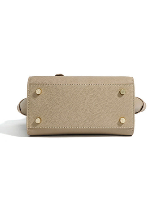 حقيبة يد جلدية منظمة بحزام بإبزيم – أميليافيل