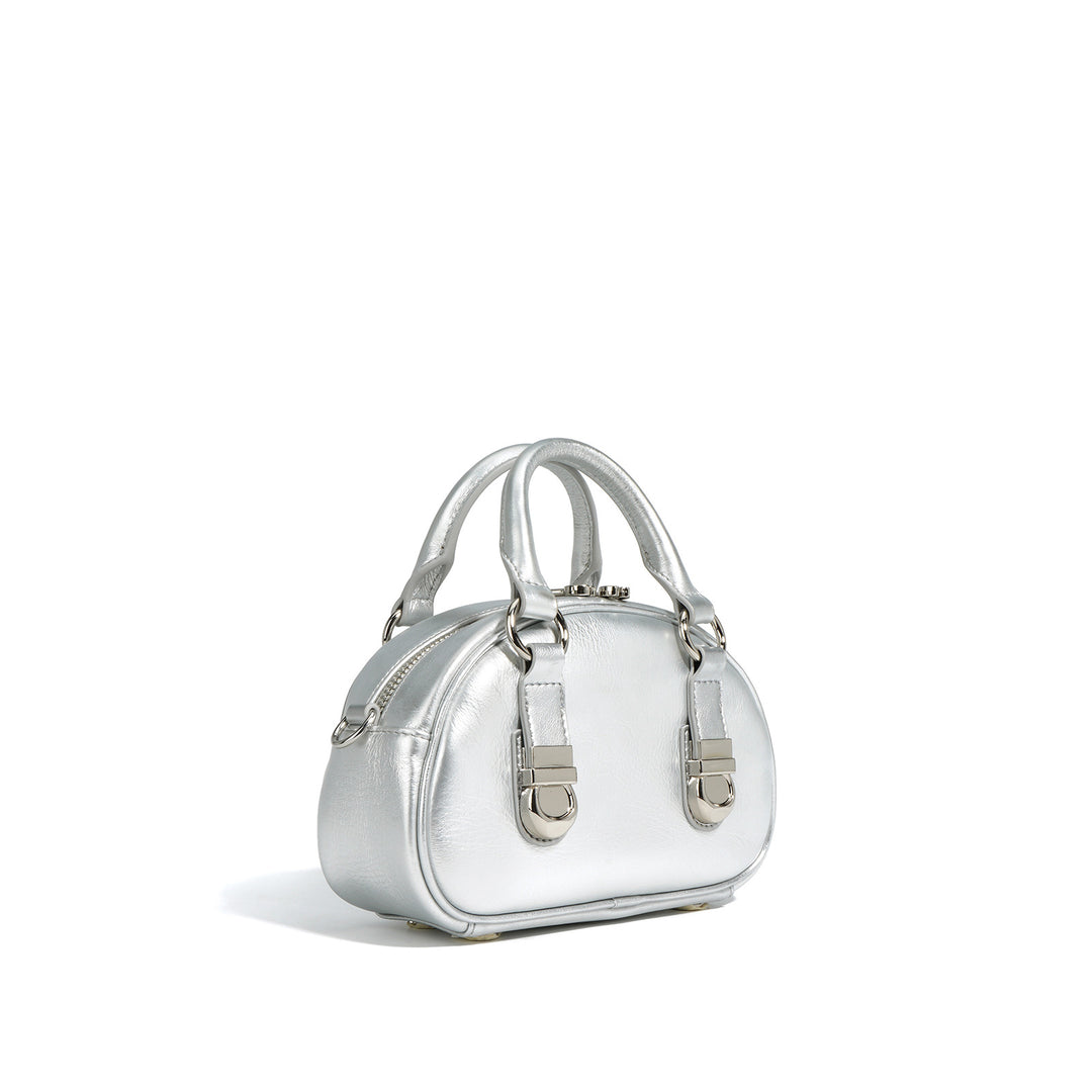 mouwloze uitlopende midi-jurk met kettingriem - CELIAV 