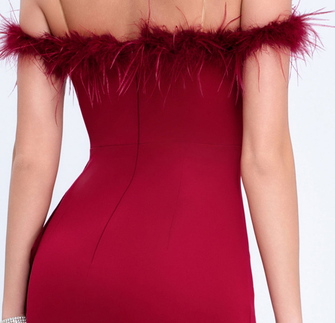 Haut à manches évasées plissées et ensemble jupe longue avec ceinture à la taille – Rosiny 