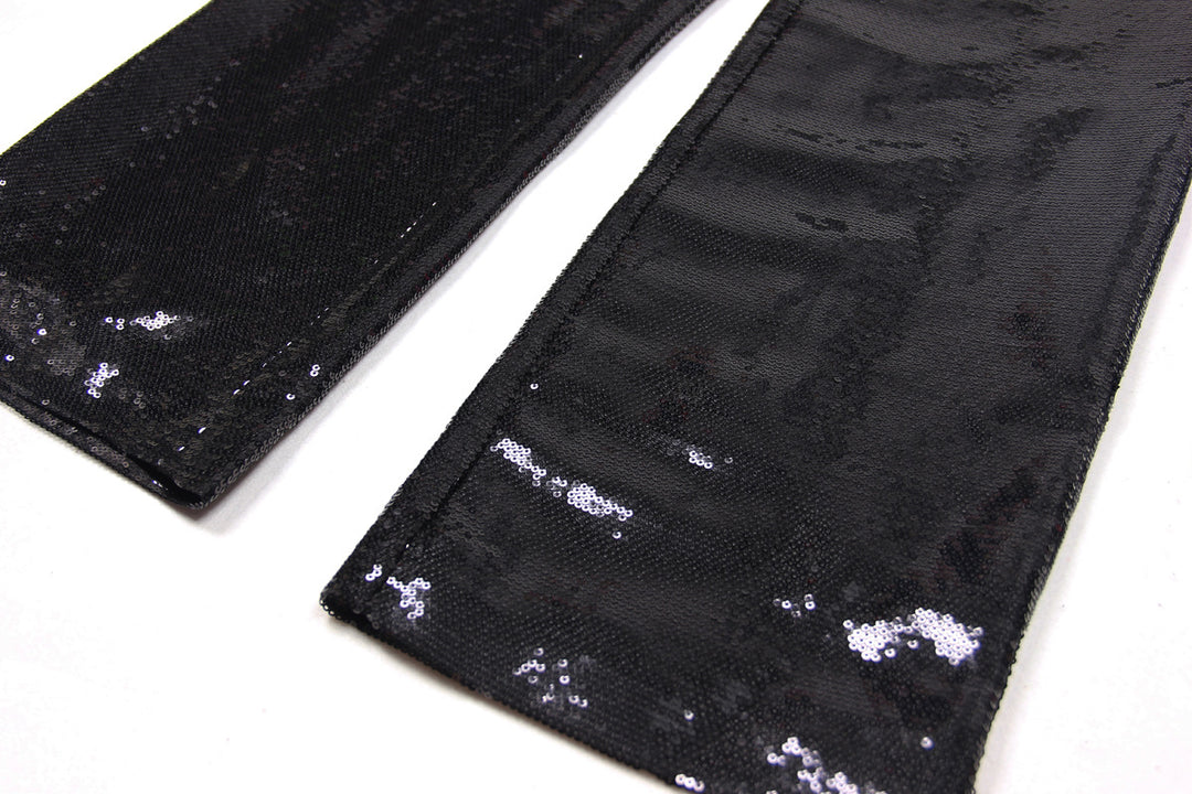 Geplooide top met uitlopende mouwen en maxi-rok set met tailleband – Rosiny 