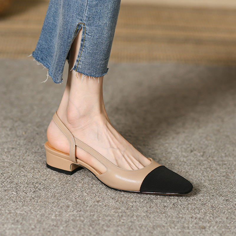 slingback pumps with contrast cap toe – CELINEDKI
