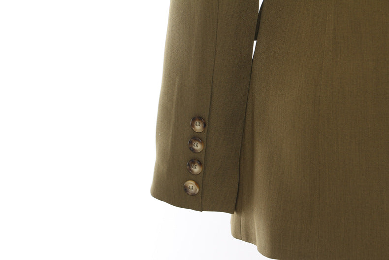 tailored wrap blazer with belted waist – AURELIA