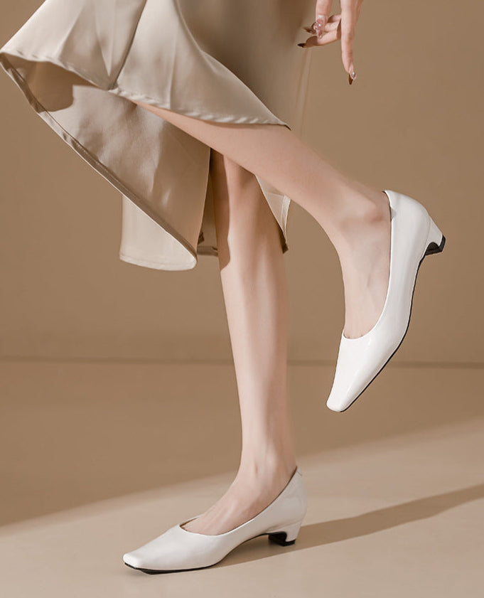 low-heel pumps with square toe - CELINALO