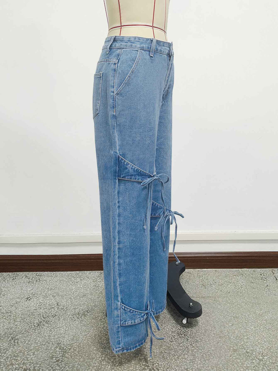 Geplooide top met uitlopende mouwen en maxi-rok set met tailleband – Rosiny 