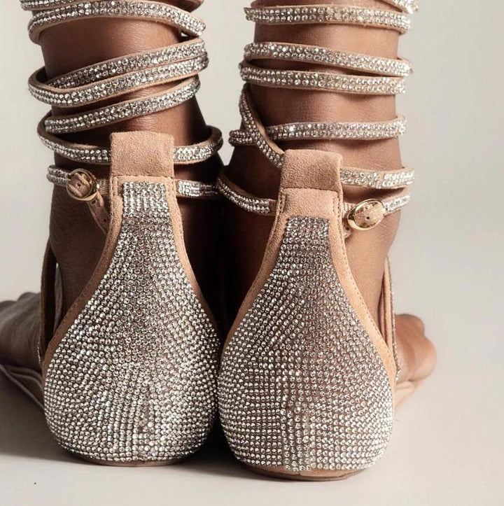 Geplooide top met uitlopende mouwen en maxi-rok set met tailleband – Rosiny 