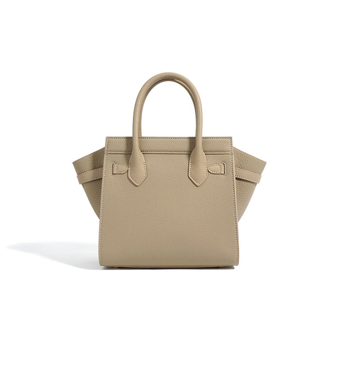 حقيبة يد جلدية منظمة بحزام بإبزيم – أميليافيل