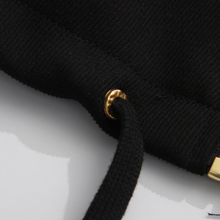 Geplooide top met uitlopende mouwen en maxi-rok set met tailleband – Rosiny 