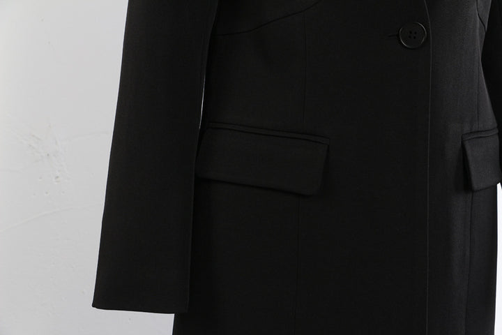 جاكيت بليزر مصمم خصيصًا بكتفين مكشوفتين - عاجي