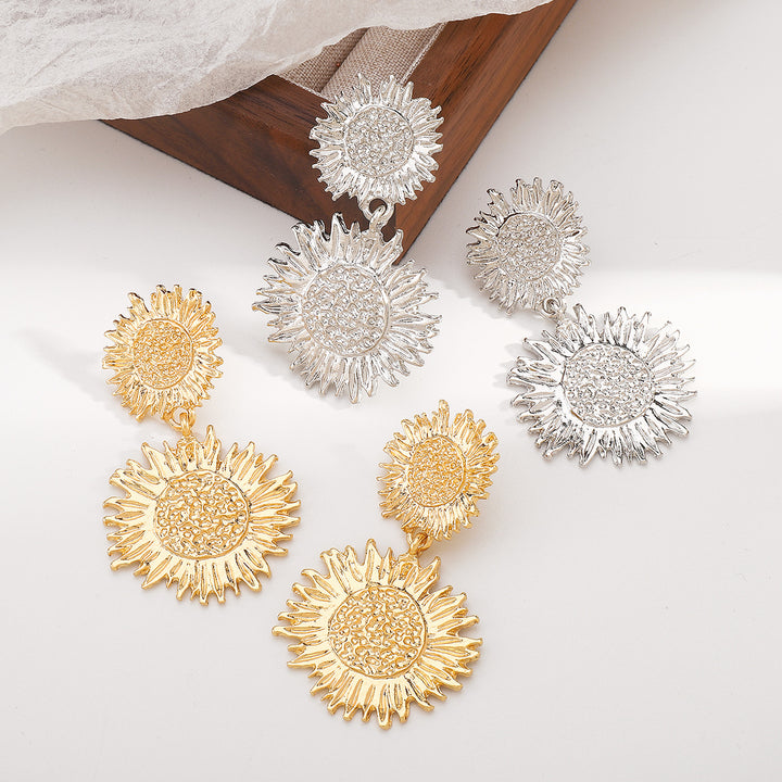 Geplooide top met uitlopende mouwen en maxi-rok set met tailleband – Rosiny 