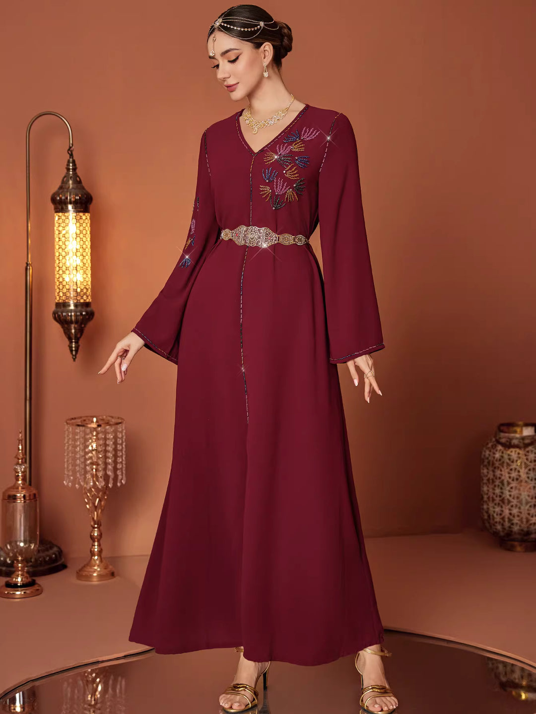 pleated sculptural evening dress with modern flow – LYRA