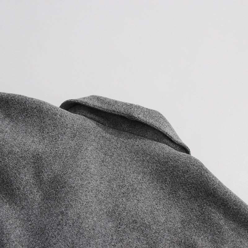 Plissiertes Oberteil mit ausgestellten Ärmeln und Maxirock-Set mit Taillengürtel – Rosiny 