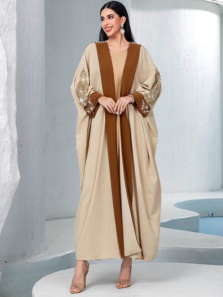 maßgeschneiderter Schlaganzug mit Satin-Puffärmeln – VALENCIA 