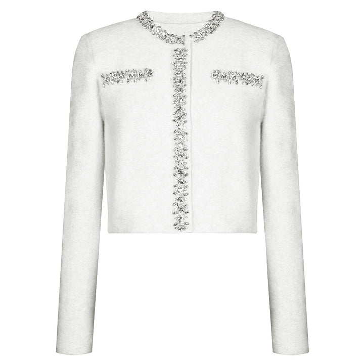 褶皱喇叭袖上衣和高腰裙套装，配腰带 – Rosiny 