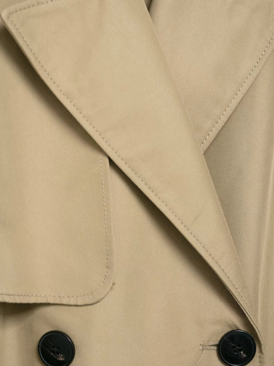 معطف ترنش مزدوج الصدر مزود بحزام – أورورا