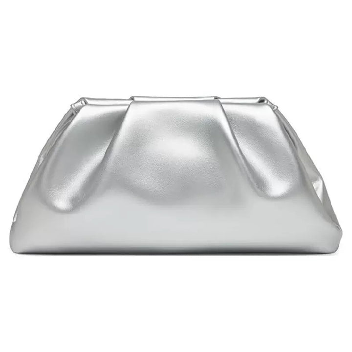 soft pleated leather clutch bag – ADLNIA