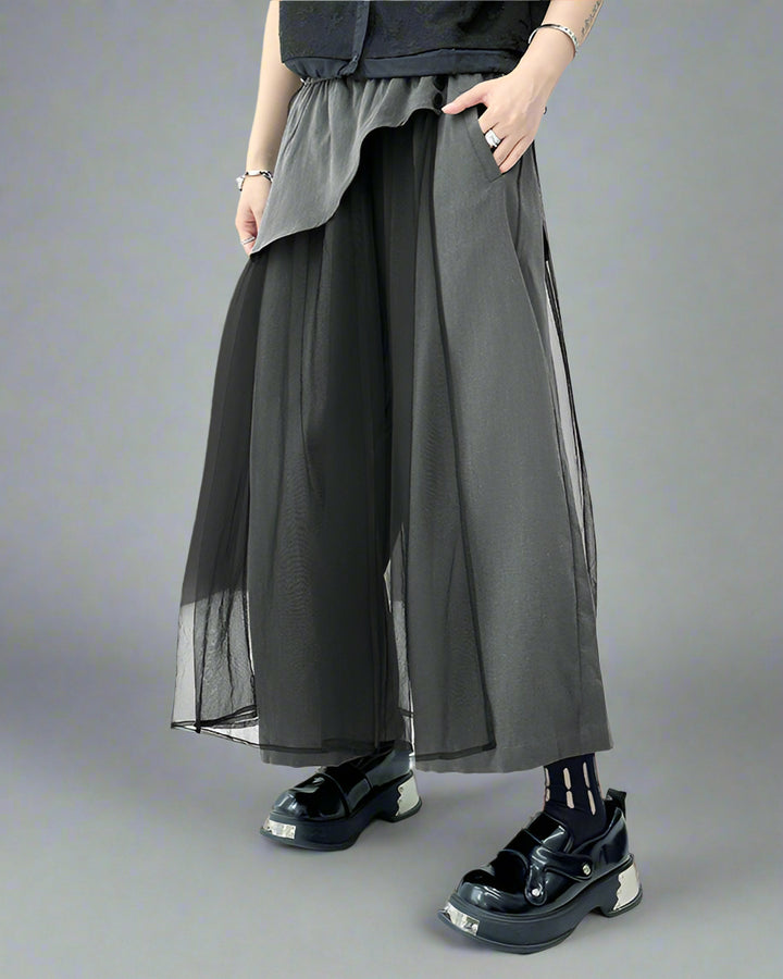 korte mouw midi jurk met 3D bloemenapplicaties - BLOOMIQ 