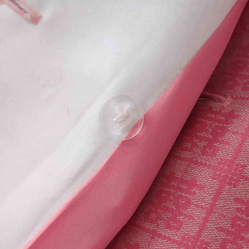 Geplooide top met uitlopende mouwen en maxi-rok set met tailleband – Rosiny 