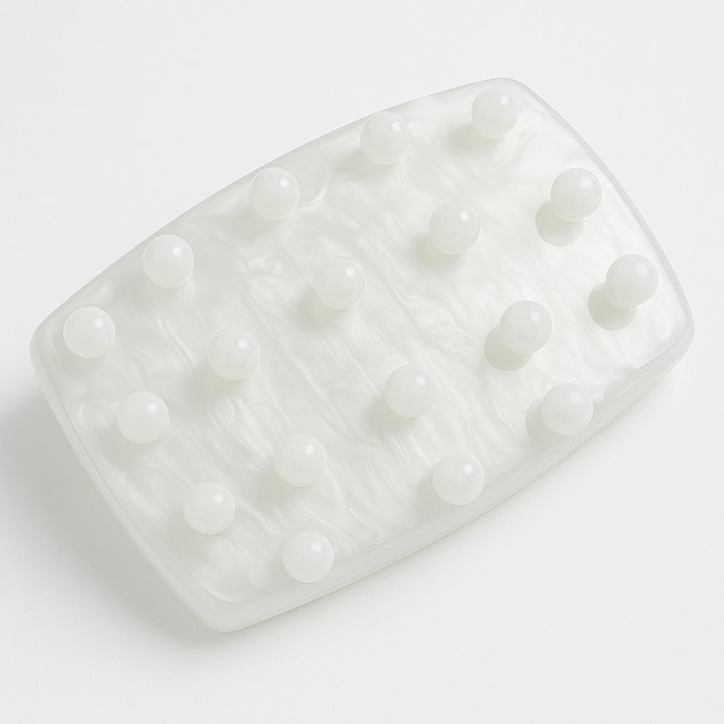 حقيبة يد صغيرة مرصعة باللؤلؤ مع حزام سلسلة - لؤلؤ