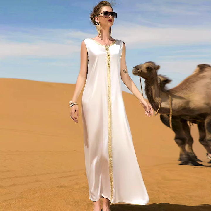 Long-Sleeve Elegant Maxi Dress – ELARA