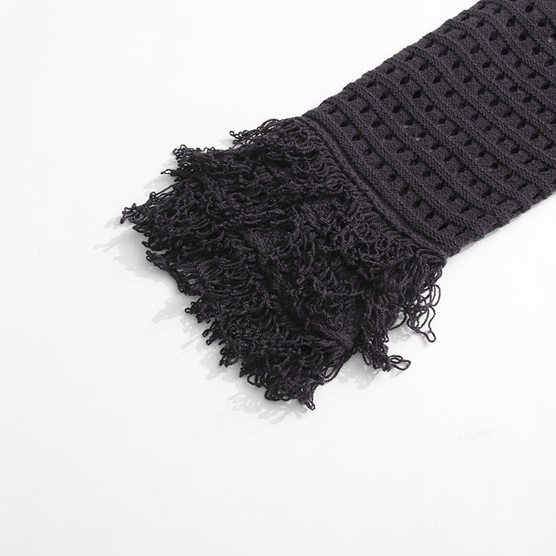 Haut à manches évasées plissées et ensemble jupe longue avec ceinture à la taille – Rosiny 