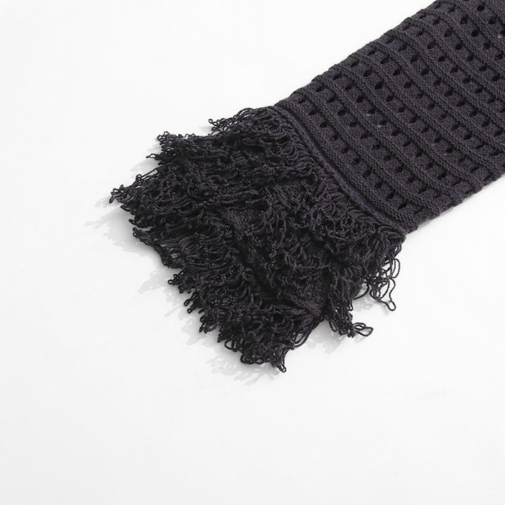 Haut à manches évasées plissées et ensemble jupe longue avec ceinture à la taille – Rosiny 