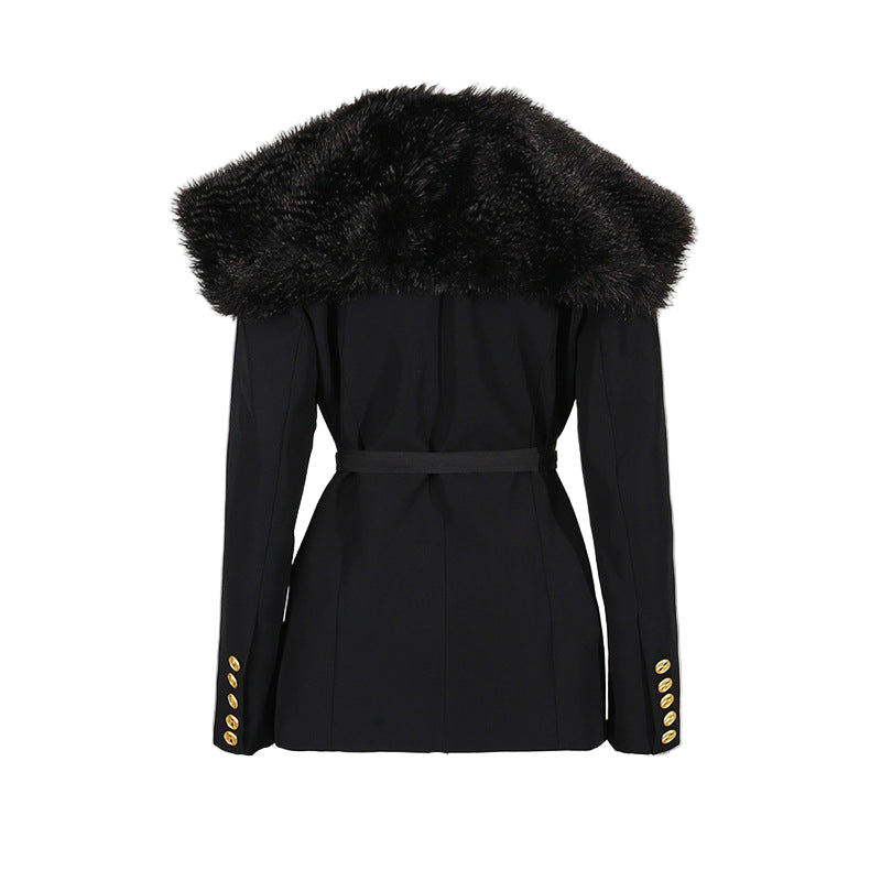 Plissiertes Oberteil mit ausgestellten Ärmeln und Maxirock-Set mit Taillengürtel – Rosiny 