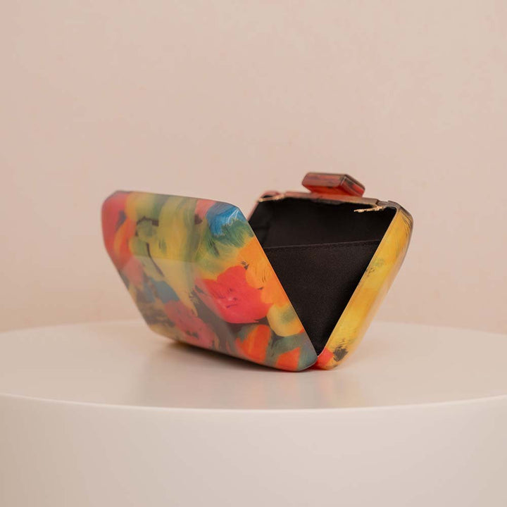 geweven rieten draagtas met dubbele leren handvatten – LÉONIE 