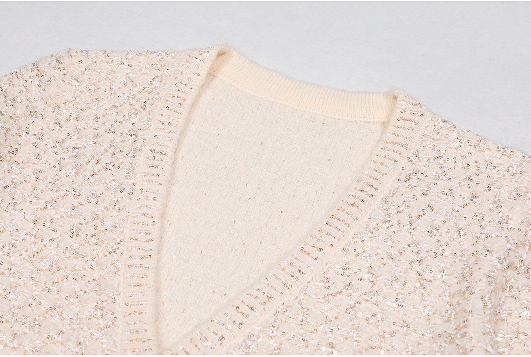 Haut à manches évasées plissées et ensemble jupe longue avec ceinture à la taille – Rosiny 