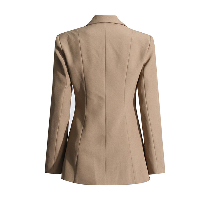 tailored blazer with front tie cutout design – MIRIKA