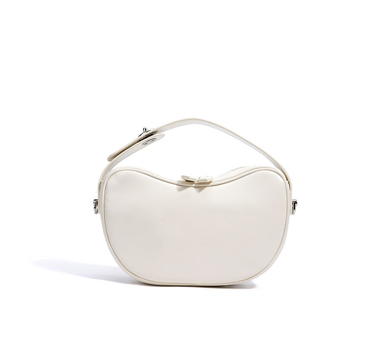 编织藤条手提包，配有双层皮革手柄 – LÉONIE 