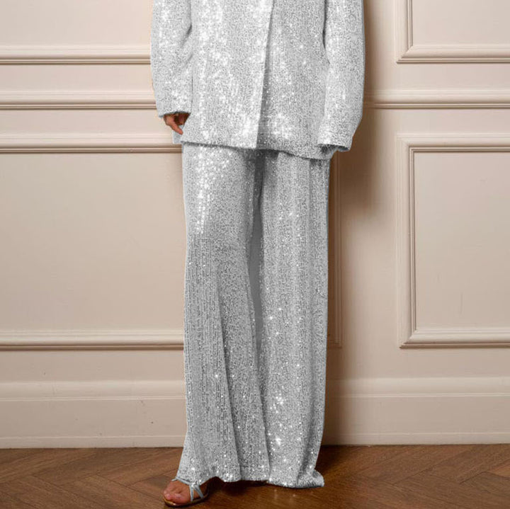 sequined oversized blazer suit – GURORA