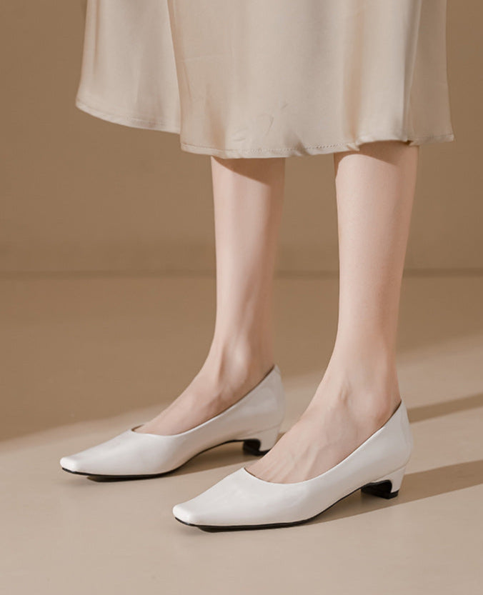 low-heel pumps with square toe - CELINALO