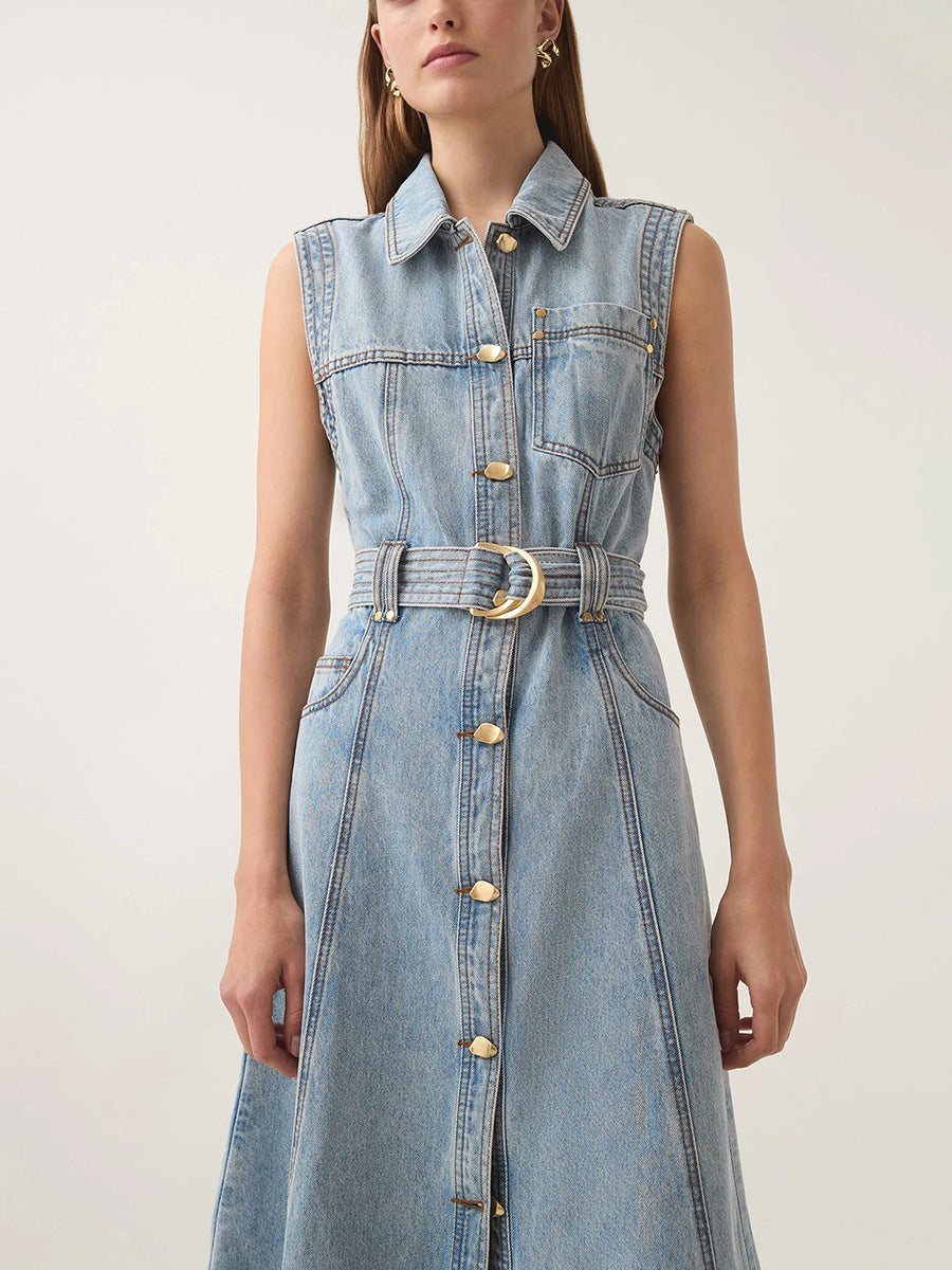 Geplooide top met uitlopende mouwen en maxi-rok set met tailleband – Rosiny 