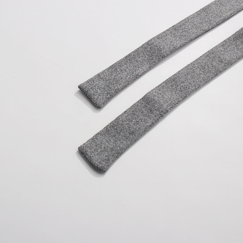 Plissiertes Oberteil mit ausgestellten Ärmeln und Maxirock-Set mit Taillengürtel – Rosiny 