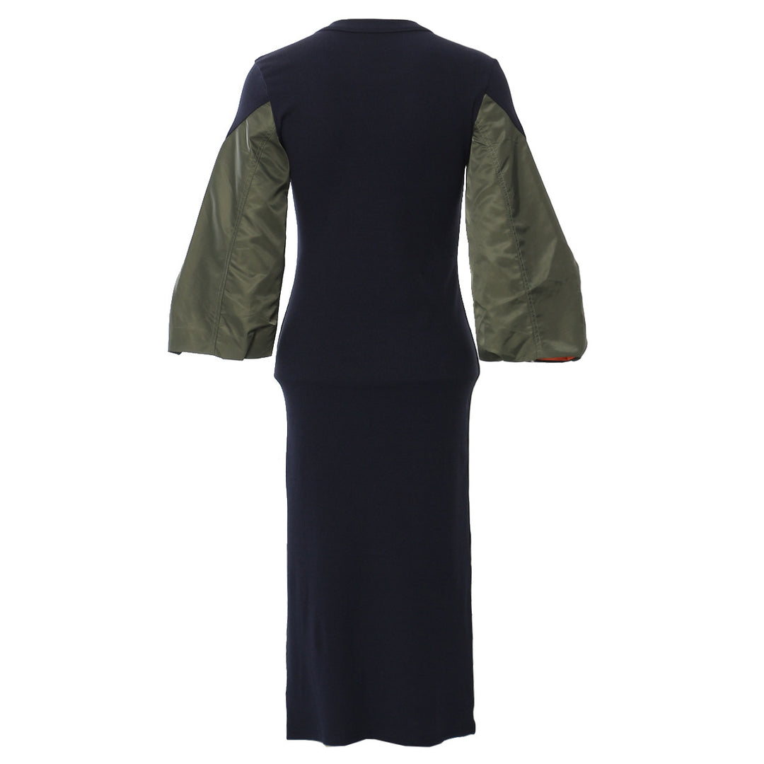 Plissiertes Oberteil mit ausgestellten Ärmeln und Maxirock-Set mit Taillengürtel – Rosiny 