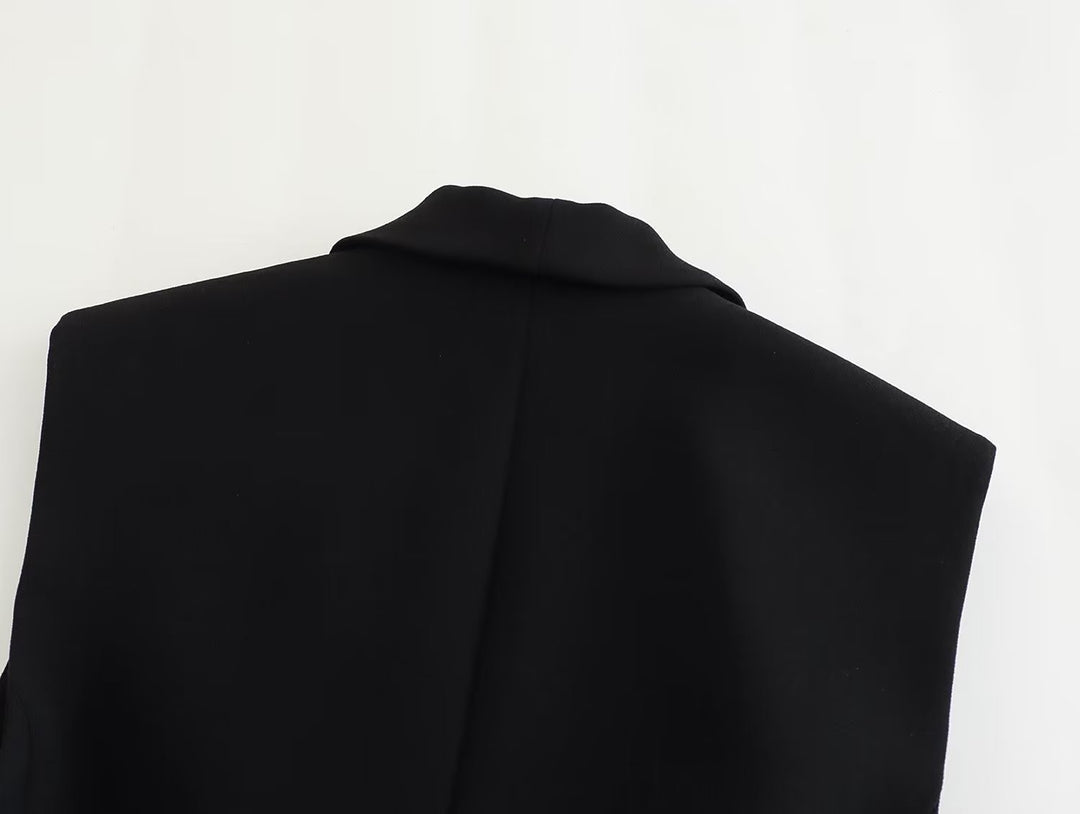 tailored sleeveless vest & wide-leg trousers set – VÉRA