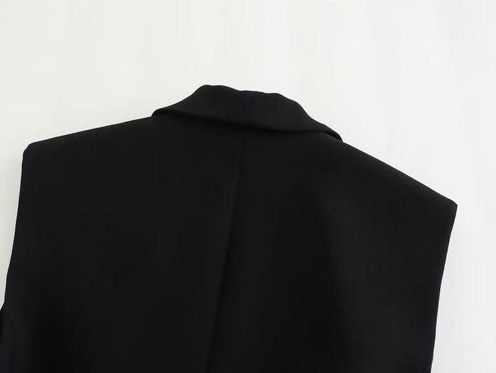 tailored sleeveless vest & wide-leg trousers set – VÉRA