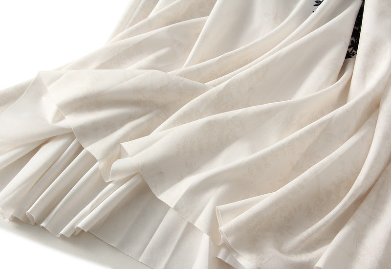 embroidered tulle midi skirt with floral appliqué – NOIRB