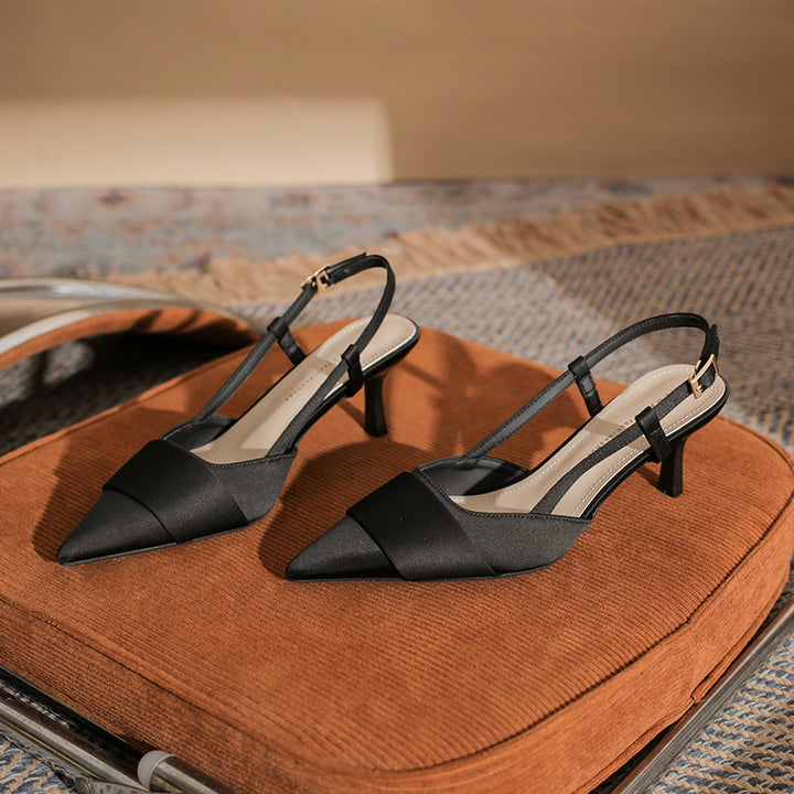 Geplooide top met uitlopende mouwen en maxi-rok set met tailleband – Rosiny 