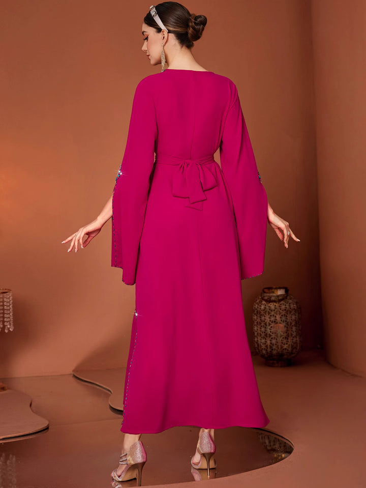 maßgeschneiderter Schlaganzug mit Satin-Puffärmeln – VALENCIA 