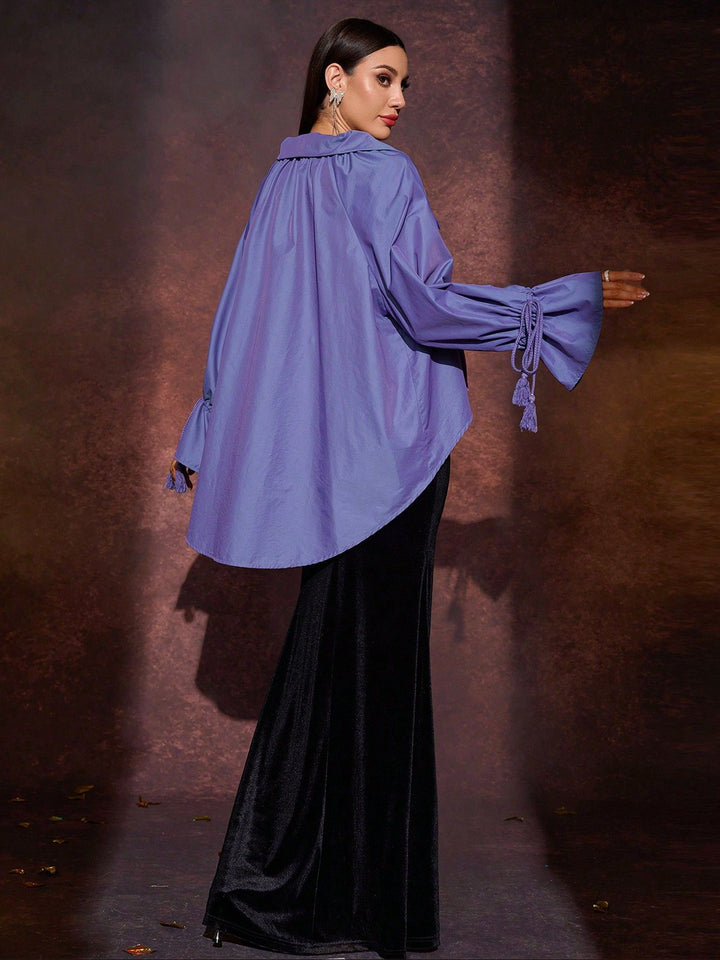 column dress with draped jacket – AUROLIGA