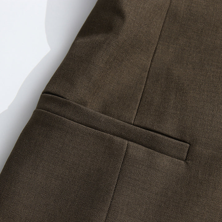 Plissiertes Oberteil mit ausgestellten Ärmeln und Maxirock-Set mit Taillengürtel – Rosiny 