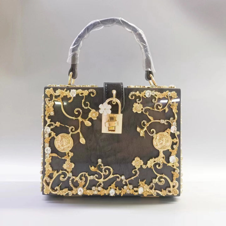 geweven rieten draagtas met dubbele leren handvatten – LÉONIE 