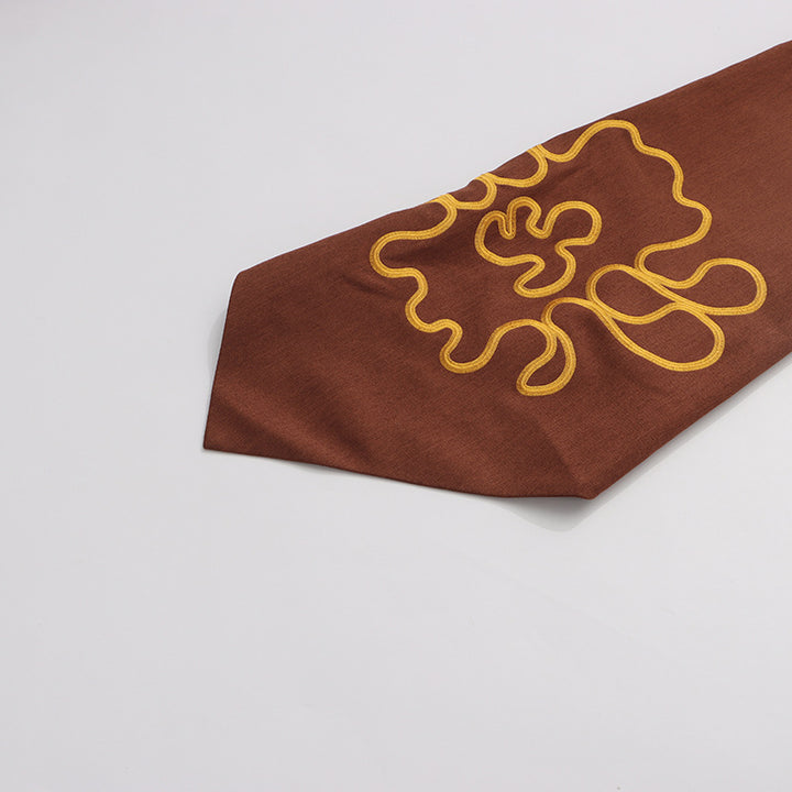 kimono-style jacket with embroidered flared sleeves – AMARA