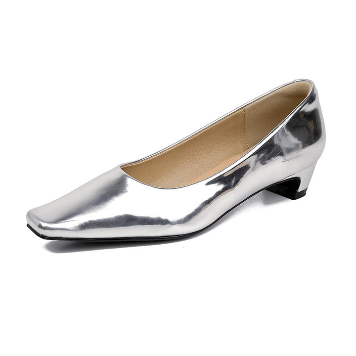 low-heel pumps with square toe - CELINALO