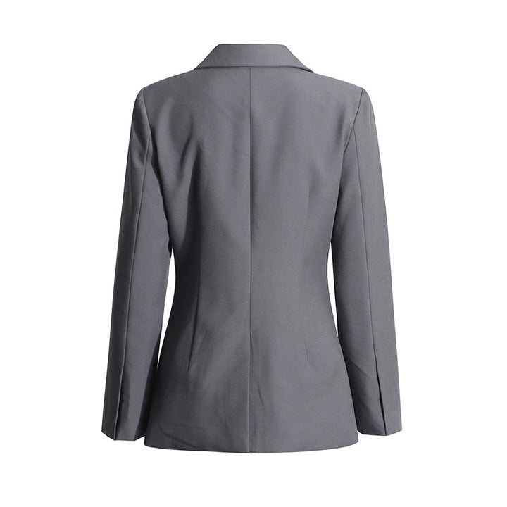tailored blazer with front tie detail – SELENE